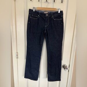 PAIGE  Melrose Dark Indigo Straight Leg Jeans